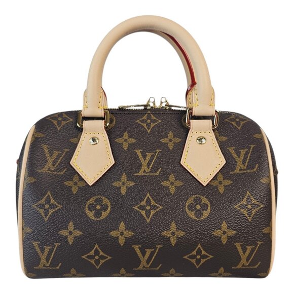 NEW LOUIS VUITTON Speedy Bandoulière 20 Monogram Guitar  Strap Shoulder 2 Way - Picture 6 of 16